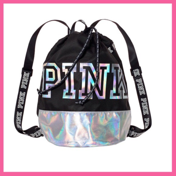 Victoria's secret drawstring online backpacks