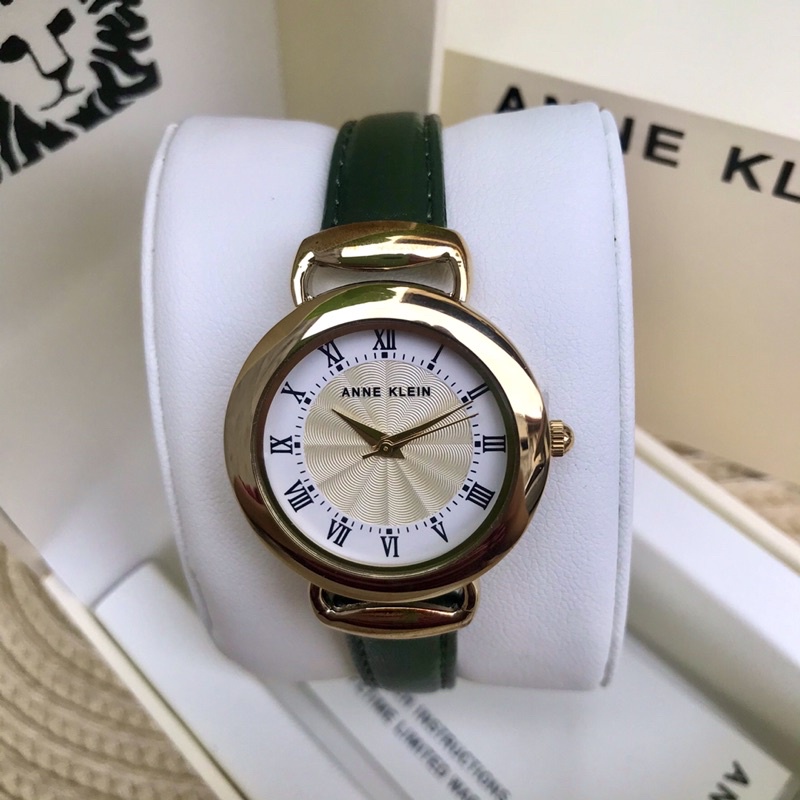 Anne klein discount watch leather strap