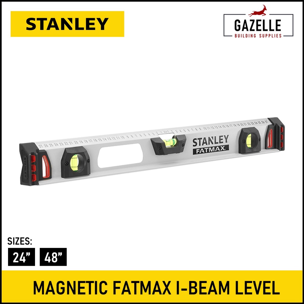 Stanley Level Bar Pro Fatmax IBeam Level Torpedo 24" / 48