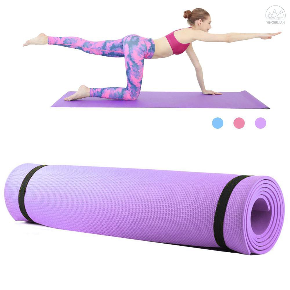 PPX-6mm Thick EVA Foam Yoga Mat Non Slip Yoga Pilates Exercise Fitness Mat  68X24 Inch