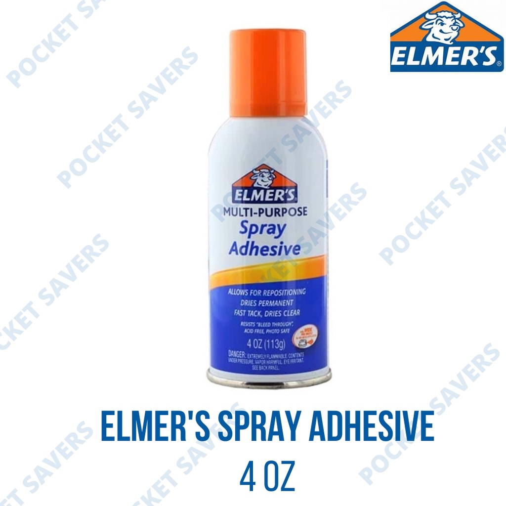 ELMER'S Multipurpose Spray Adhesive 11 oz (Glue, Clear, Quickdrying