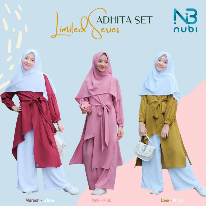 Girls' Muslim suit/Nubi children's Muslim clothes/girls' pants set ...