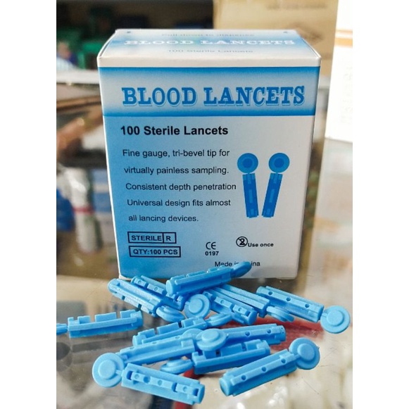 BLOOD LANCETS 100pcs | Shopee Philippines