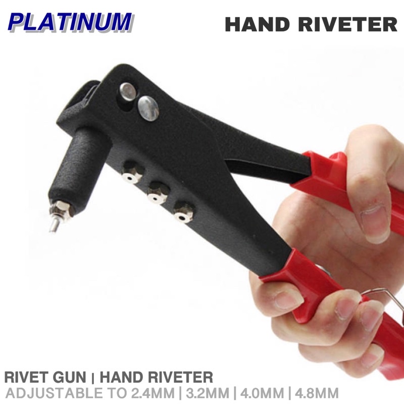 Hand Riveter 10.5in x 265mm | 2.4mm 3.2mm 4.0mm 4.8mm | Shopee Philippines