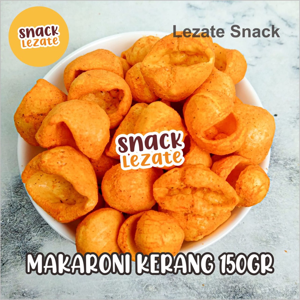 Spicy Shell Macaroni 150gr / Spicy Snail Crackers Orange Leaves / Conch ...