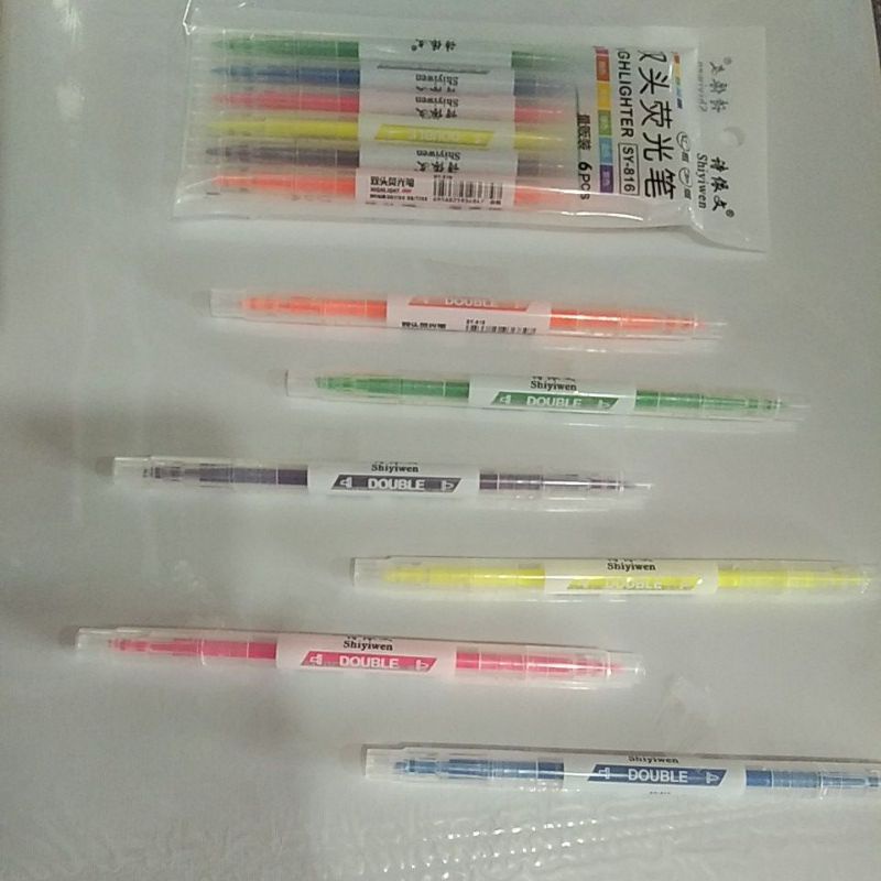highlighter (6 PCs in one pack) | Shopee Philippines