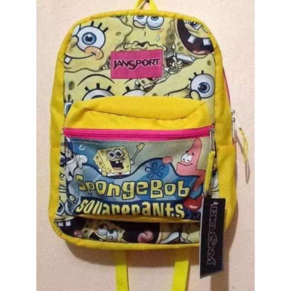 COD JANSPORT CHARACTER SPONGEBOB DESIGNS BACKPACKS Shopee Philippines
