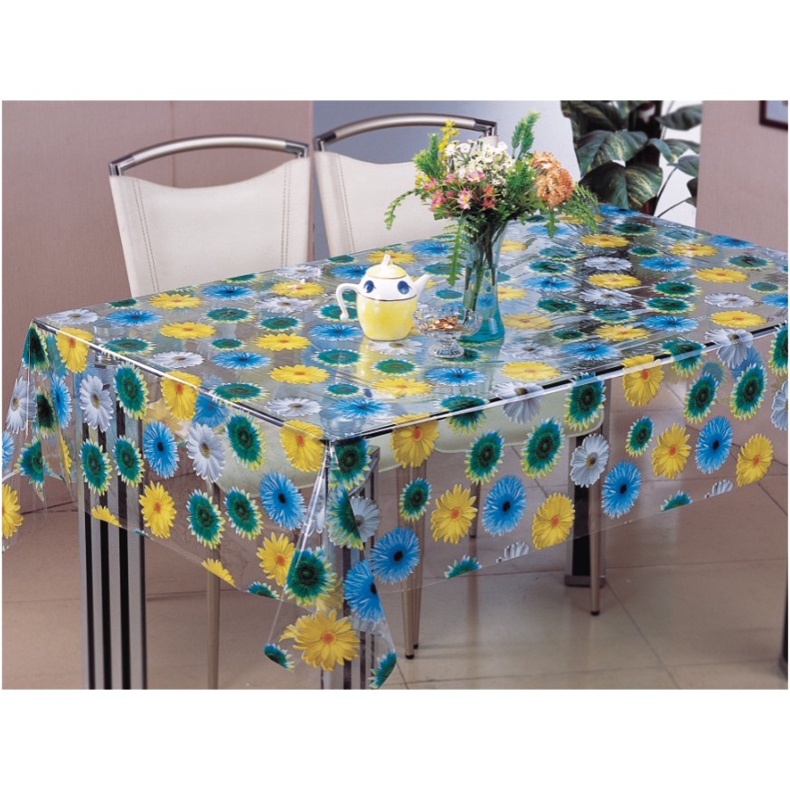 Plastic Kitchen Tablecloth SOLD PER YARD 91CM X 137CM Rectangular Table