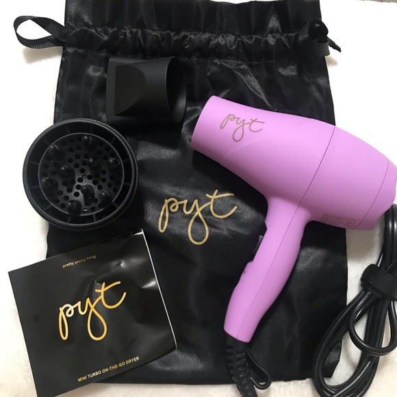 PYT Pretty Young Thing Mini Turbo Hair Dryer Lilac Purple Limited Edition Shopee Philippines