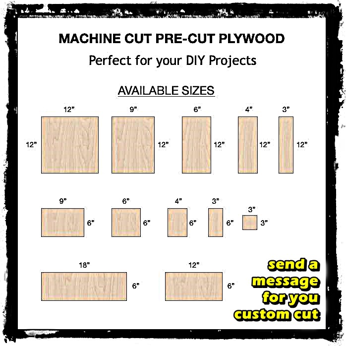 (10mm) 1/2 PLYWOOD and (18mm) 3/4 PLYWOOD FOR DIY WOODWORKS Shopee