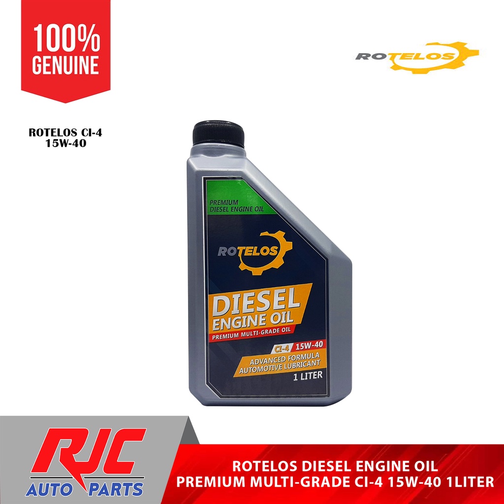 Rotelos CI-4 15W-40 Diesel Engine Oil Premium Multi-Grade Oil 1Liter ...