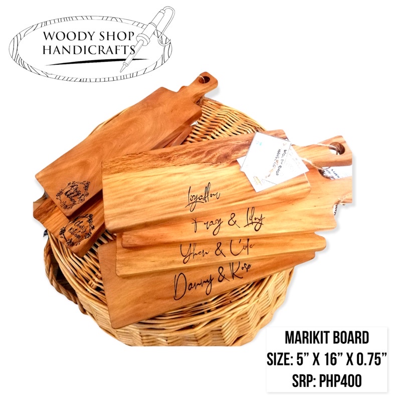 Woody Personalized Wooden Breadboard (Marikit) | Shopee Philippines