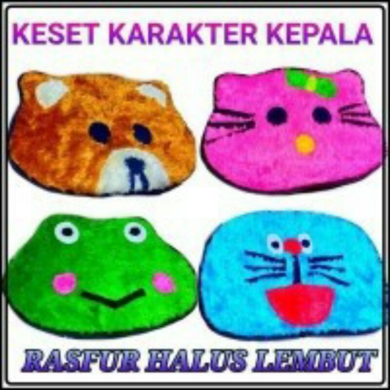 Character Doormat (Best Quality Velvet) | Shopee Philippines