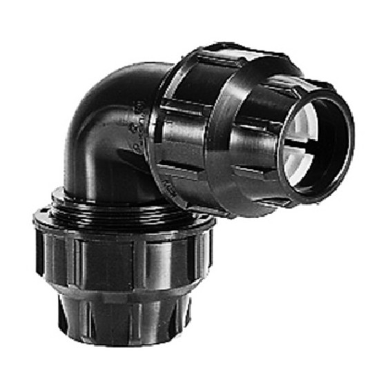 PE Compression Fittings Black Fittings Elbow 1/2, 3/4, 1