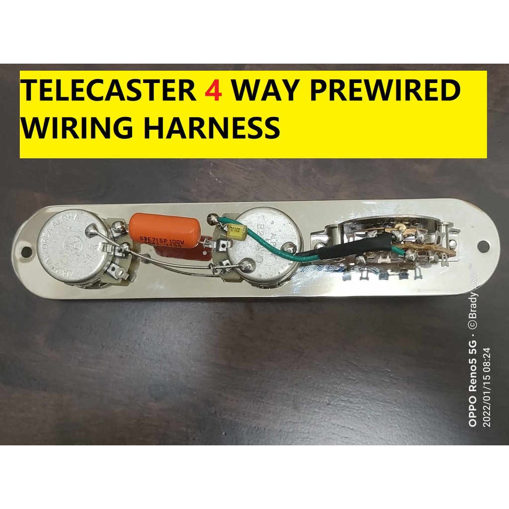 Telecaster 4 Way PREWIRED WIRING HARNESS | Shopee Philippines