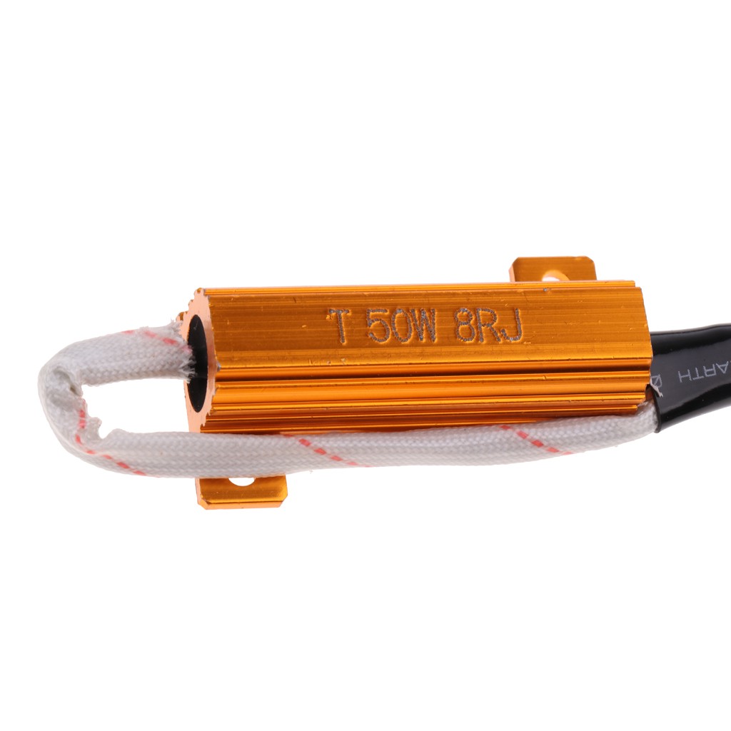 Hoembpn 3Pcs 50W 8OHM LED Load Resistors – Fix Hyper Flash & Error Codes For LED Turn Signals & Lights