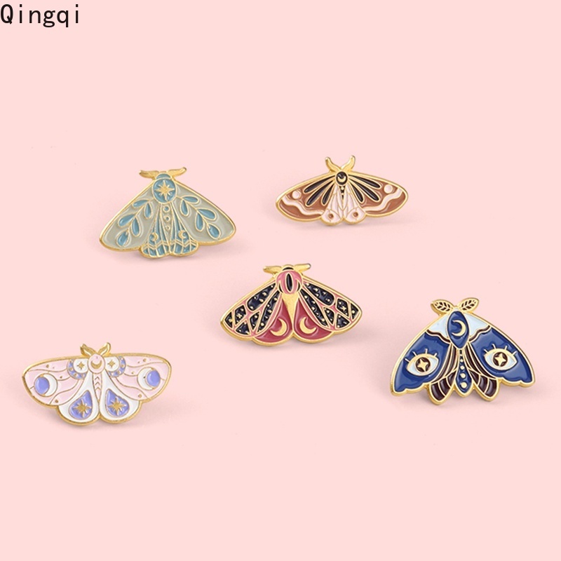 Colorful Moth Butterfly Enamel Pins Cute Butterfly Brooch Lapel Pin ...