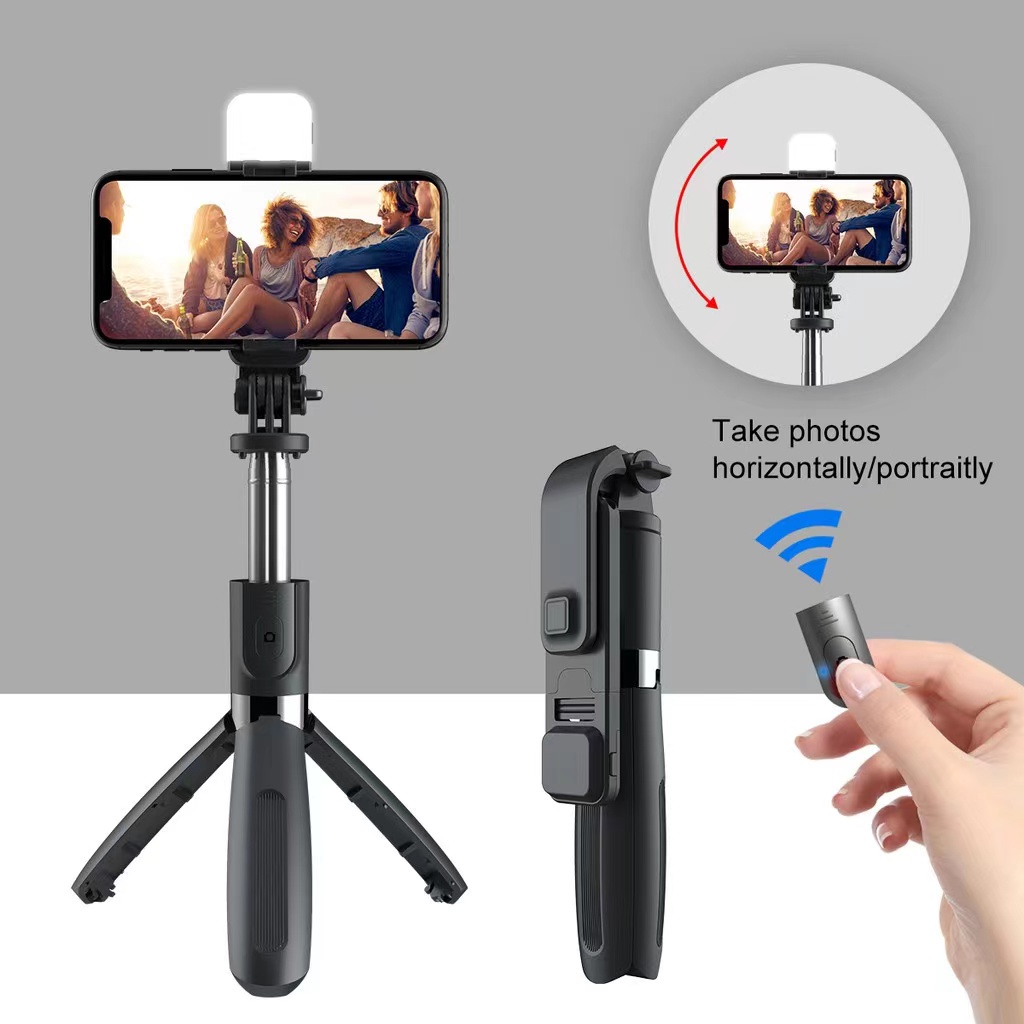 4in 1 Selfie Stick With Fill Light Tripod Monopod Wireless Bluetooth ...