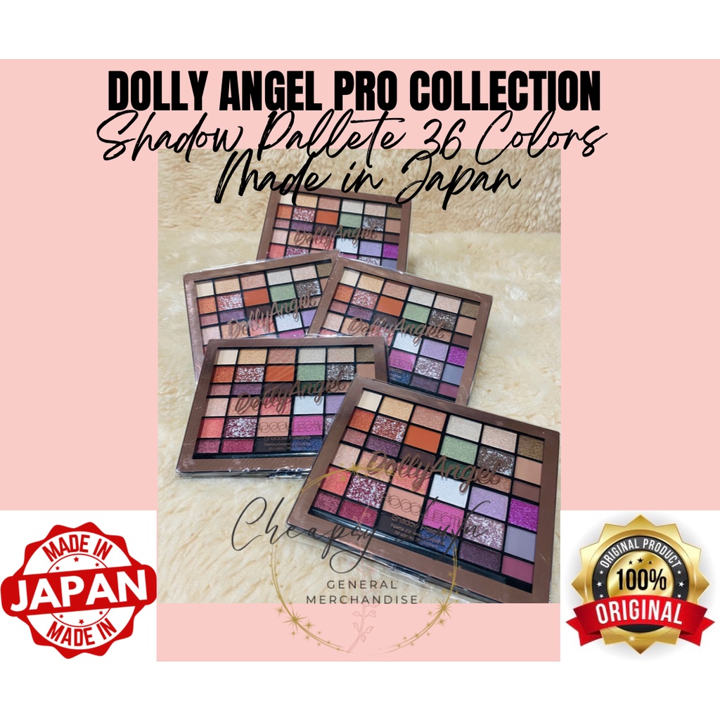 Dolly Angel PRO Collection of 36 Colors Double Cover Eyeshadow Palette