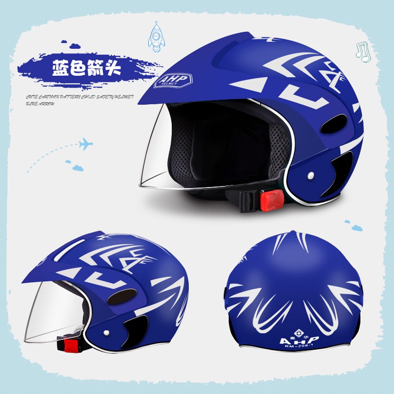 ReadyStock Children s Motocross Motorcycle Motor Helmet Comfortable Motos Protective carton Safety Helmets For Kids 3 9 years old child