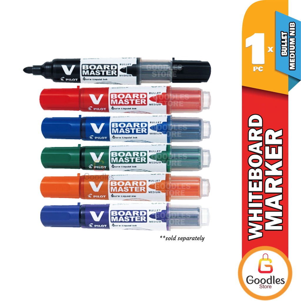 Pilot V Board Master Medium Marker Whiteboard Marker Pilot V Board ...