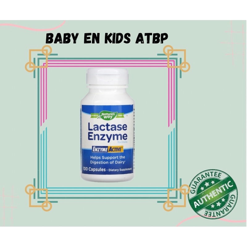 on hand!Nature's Way, Lactase Enzyme Formula, 100 Capsules Shopee