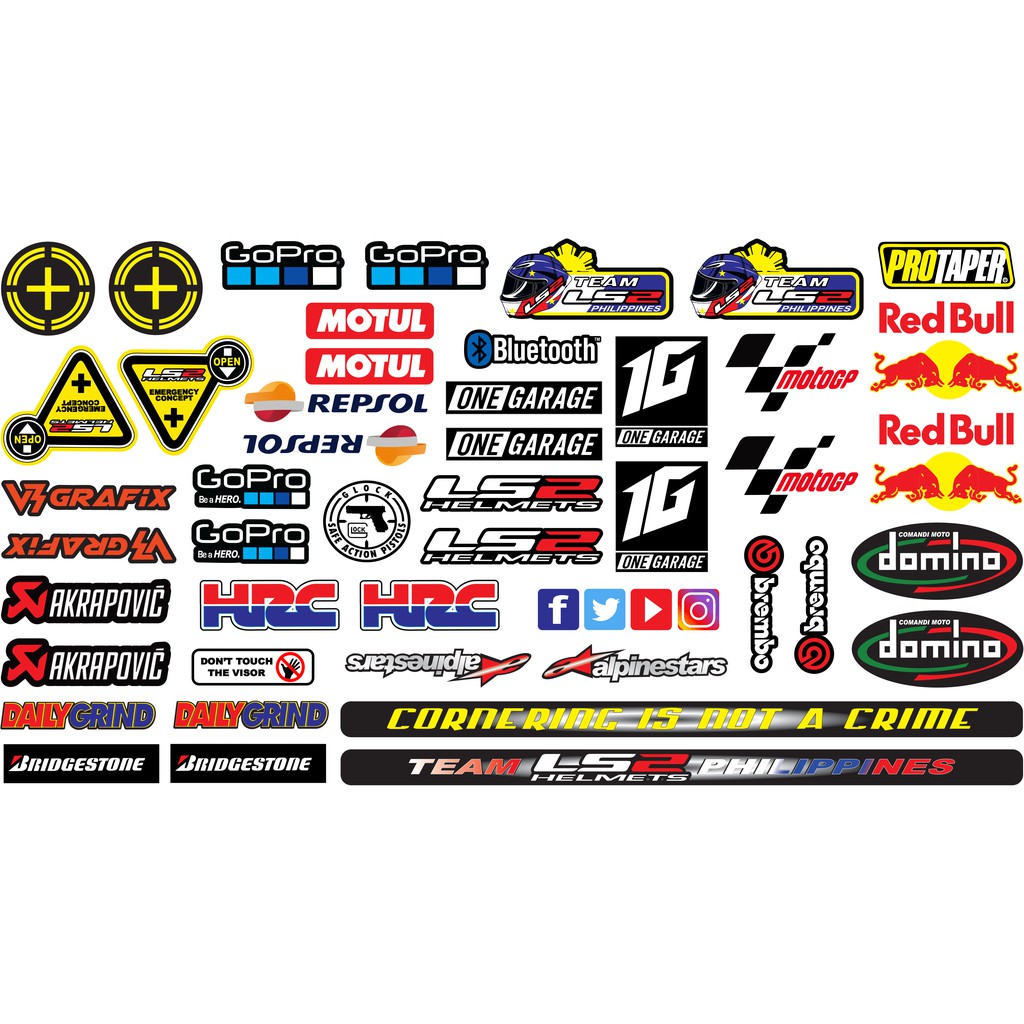 Ls2 2024 helmet stickers