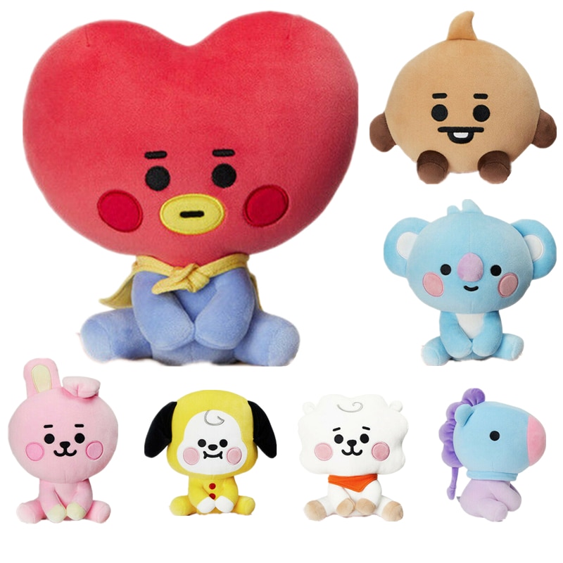 20cm BT21 Plush Toy BTS Cartoon Doll Plush Keychain Baby Kids Gift | Shopee  Philippines