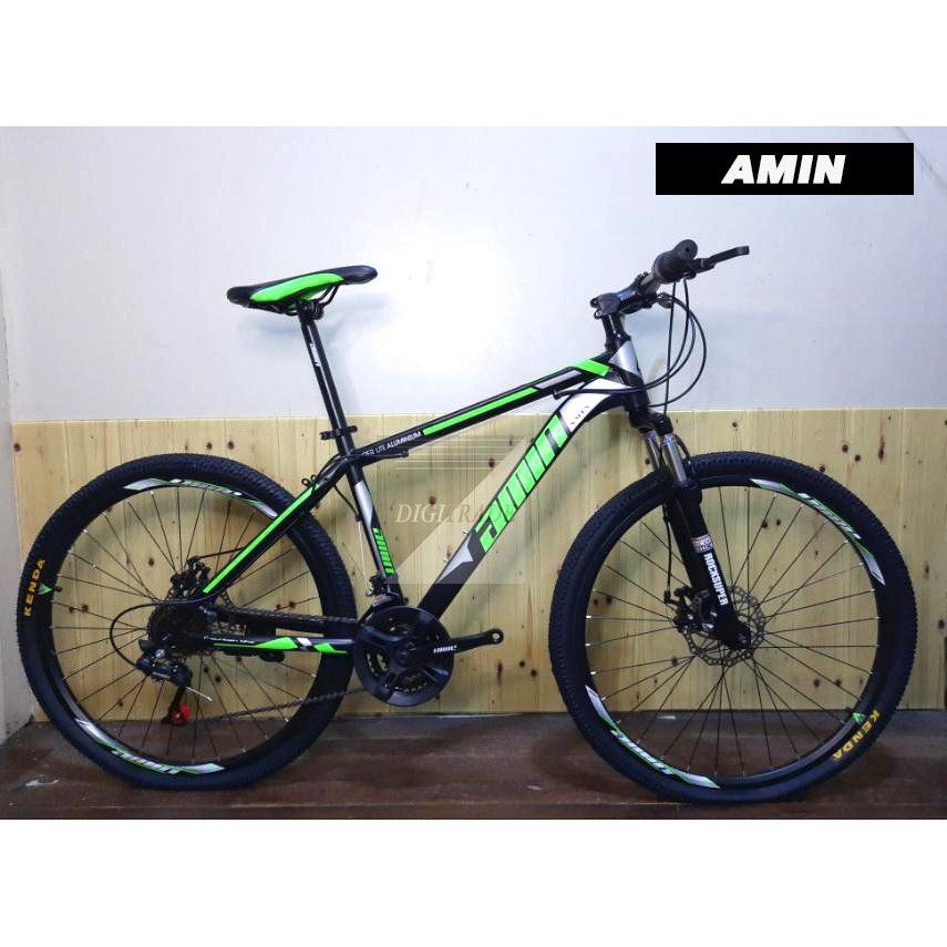 AMIN 26er 2021 Original Mountain Bike Black Shopee Philippines