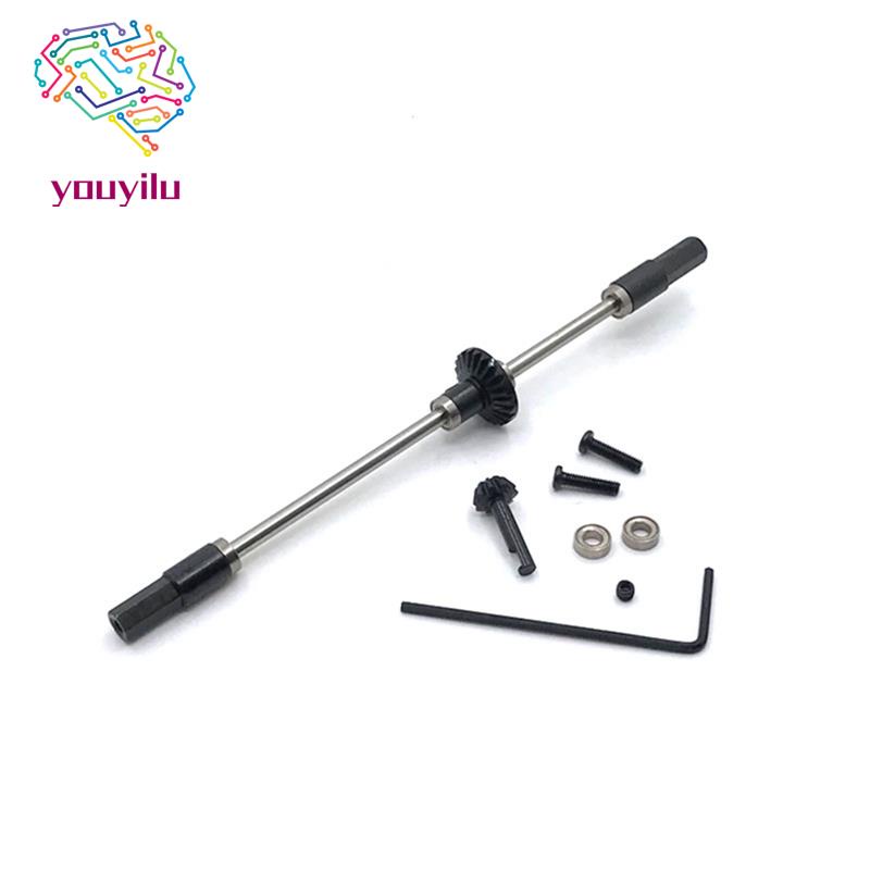 Metal Rear Axle Steel Gear Bridge Kit for WPL D12 C14 C24 C34 B14 B24 ...