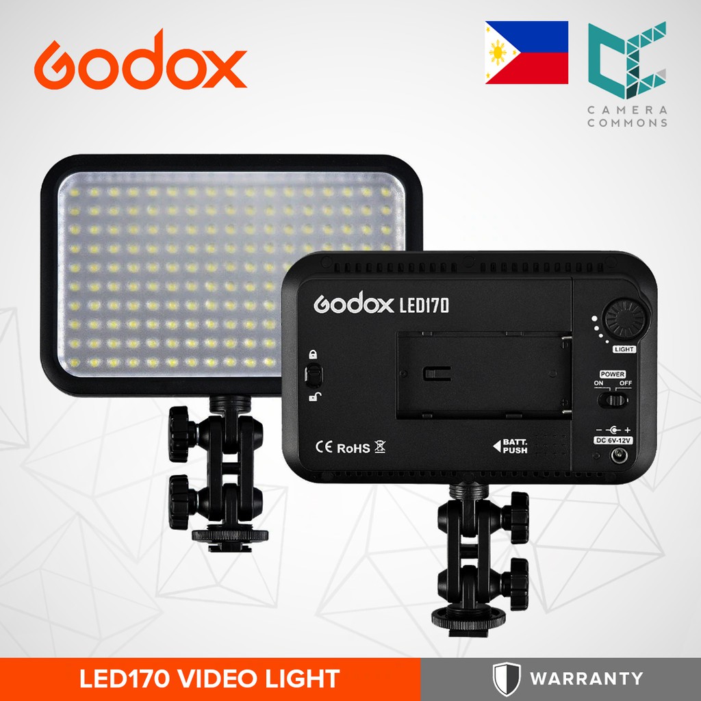 Godox LED170 LED170ii Video Light for Cameras Photography | Shopee ...