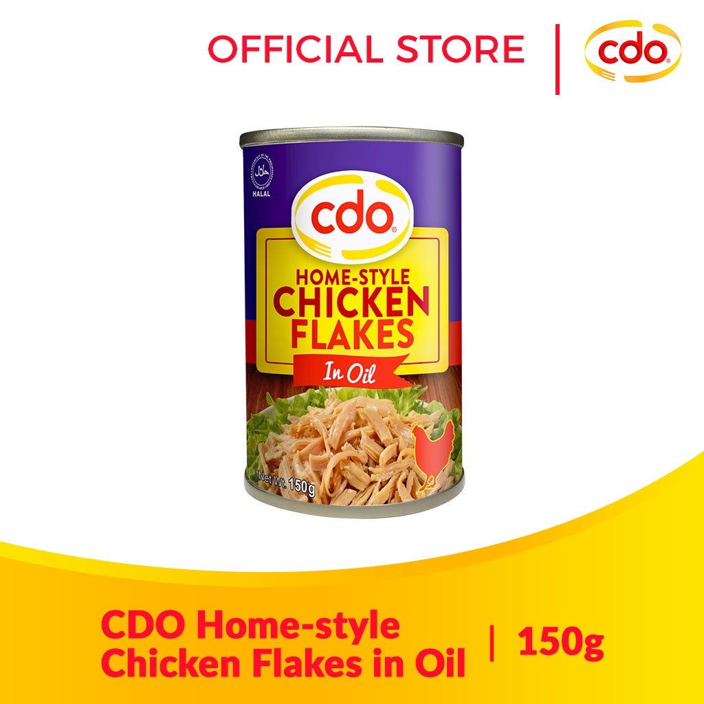 CDO Home-Style Chicken Flakes in Oil 150g | Shopee Philippines