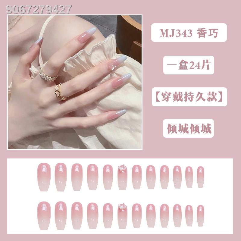 Phototherapy manicure patches finished wearing nails pure handmade ...