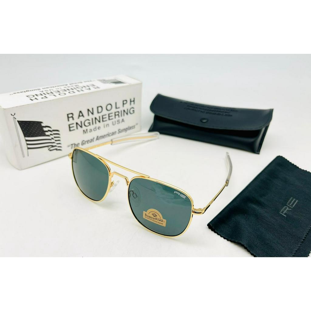 New Men's Glasses RANDOLPH Made in USA PILOT ROSE GOLD FULLSET | Shopee ...