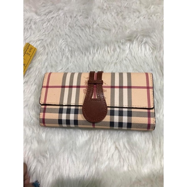 Burberry long wallet Japan preloved Shopee Philippines