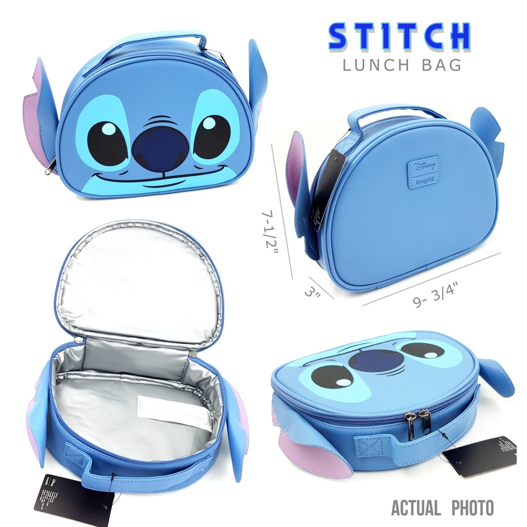 Loungefly Disney Lilo & Stitch Figural Stitch Lunch Bag