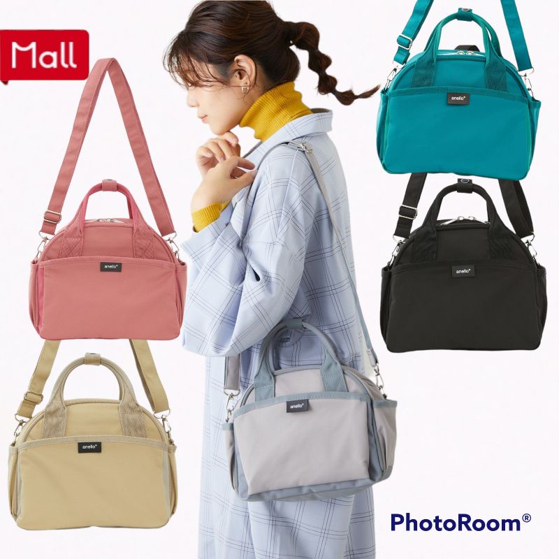 ANELLO Plum 2 way boston bag jeyndi