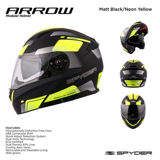 Spyder helmet 2024 arrow modular