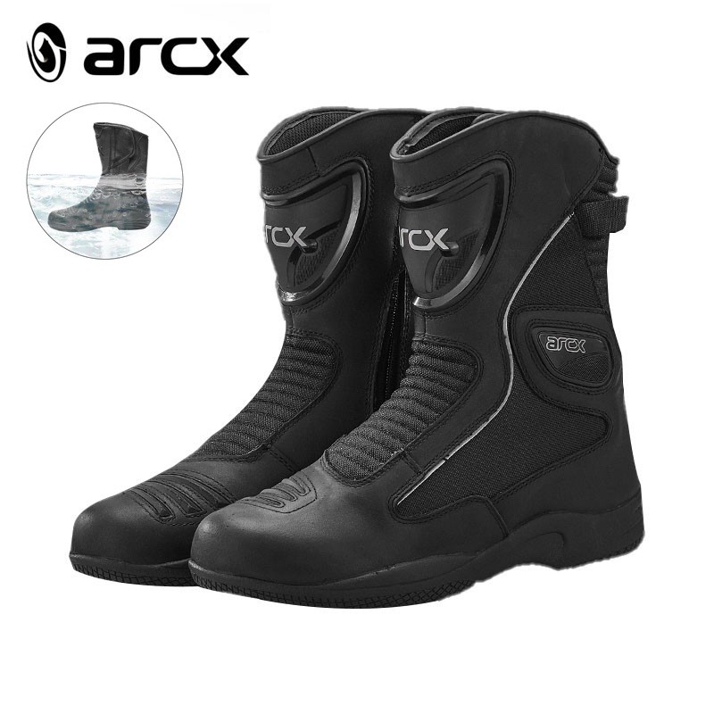 Hotsale ARCX Motorcycle Boots Soft Leather Motocross Boots Men