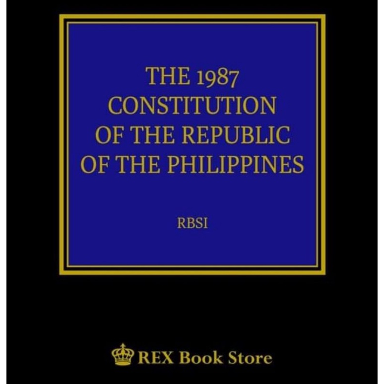 1987 PHILIPPINE CONSTITUTION (P/S) Shopee Philippines