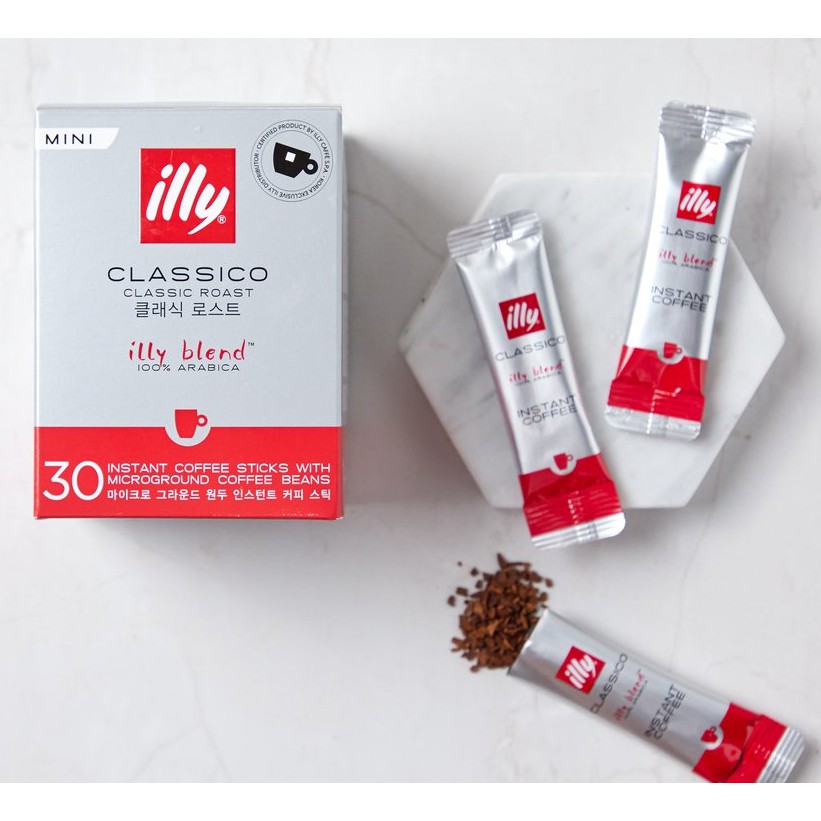 [illy] MINI CLASSICO CLASSIC ROAST (1g X 30pcs) Instant Coffee sticks