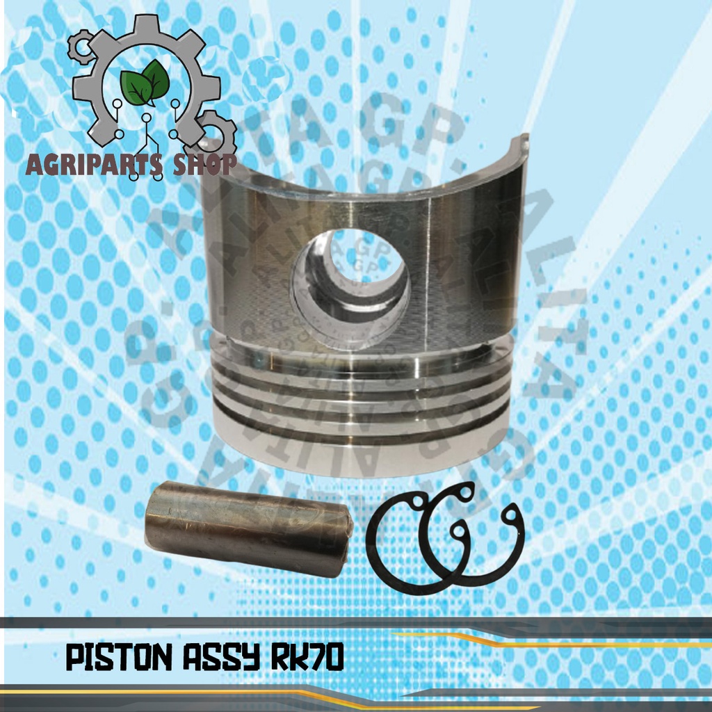 Piston Assy RK50 RK70 RK80 RK105 RK125 Kubota Diesel Engine | Shopee ...