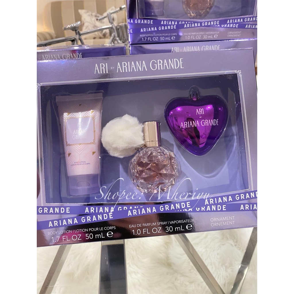 Ariana Grande Ari Gift Set. 3 PIECE Shopee Philippines