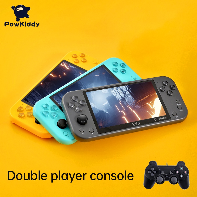 POWKIDDY X20 Retro Handheld Video Game Console Builtin 13000+Classic