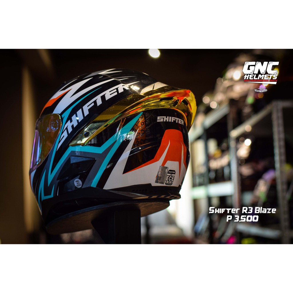 Shifter R3 Blaze (Fullface / Single Visor) Shopee Philippines