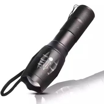 Elfeland 3500LM 2 LED Zoomable Focus 18650 Flashlight Torch Lamp Light ...