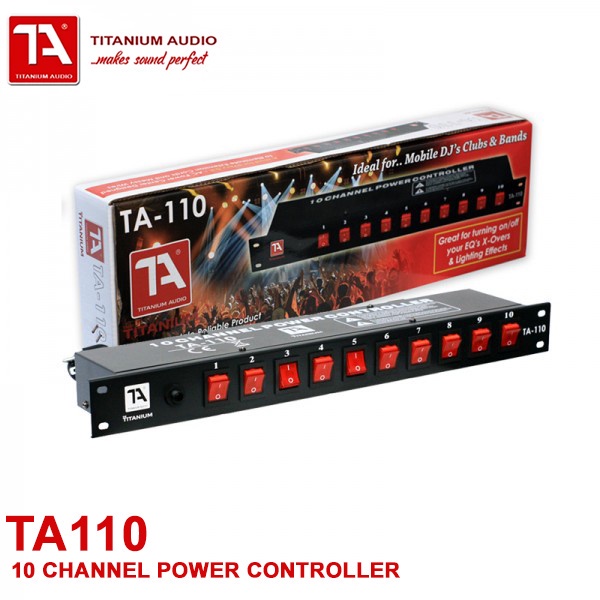 Titanium Audio Original TA110 Power Controller 10 lighted Switches 15A ...