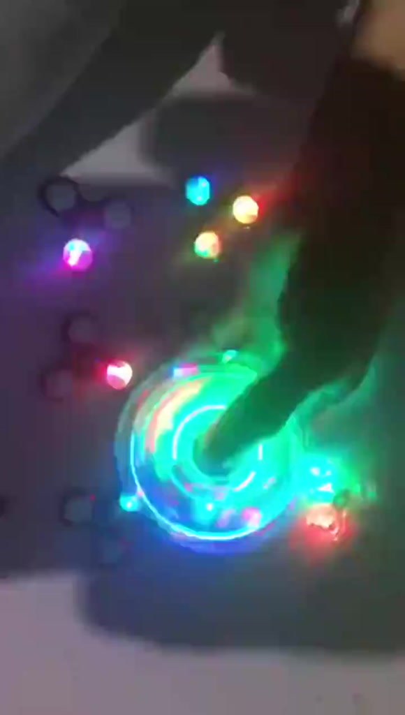 COD LED Light Fidget Spinner Light Fidget Finger Toy Hand Spinner ...