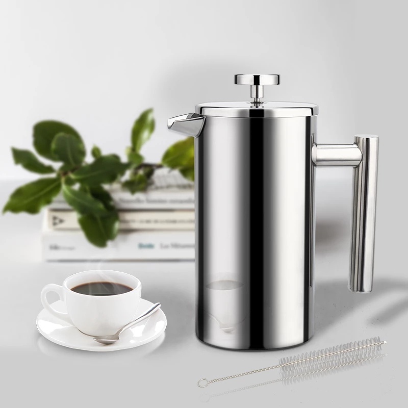 Coffee Maker French Press Stainless Steel Espresso Coffee Machine High