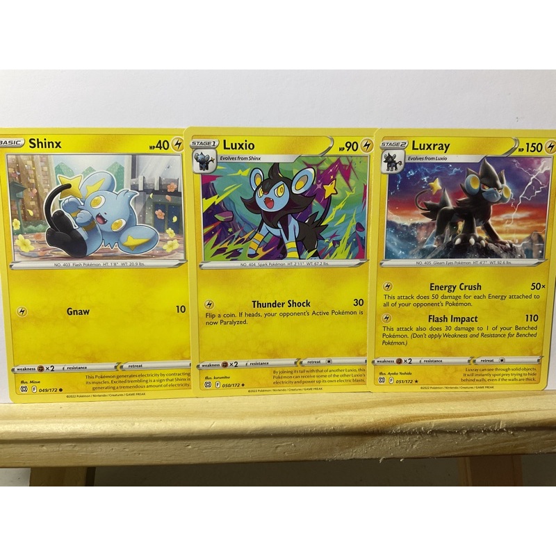 ELECTRIC type COMPLETE Evolution Card Set Pokemon TCG Cards | Shopee ...